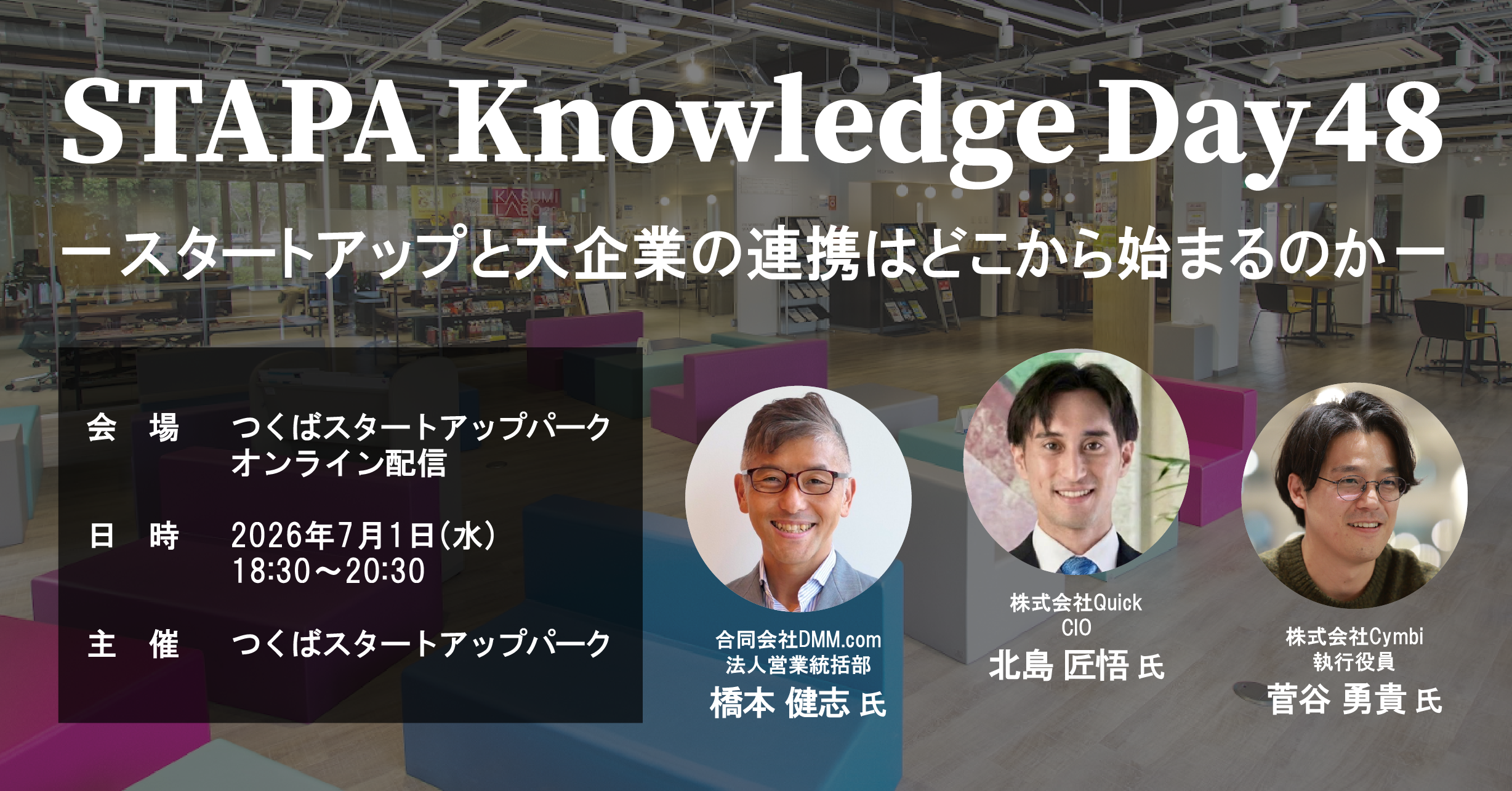 STAPA Knowledge Day48 －スタートアップと大企業の連携はどこから始まるのか－