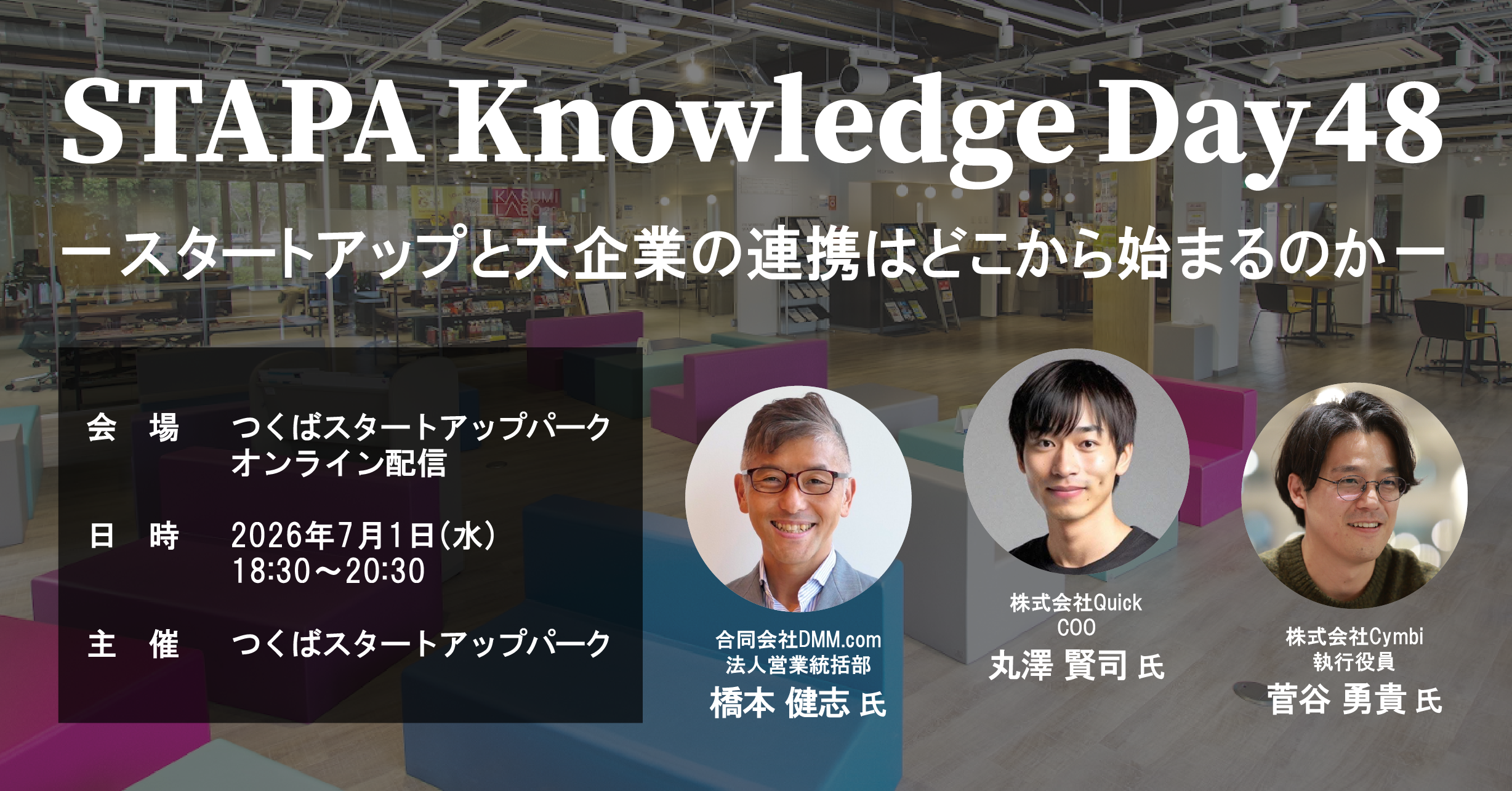 STAPA Knowledge Day48 －スタートアップと大企業の連携はどこから始まるのか－
